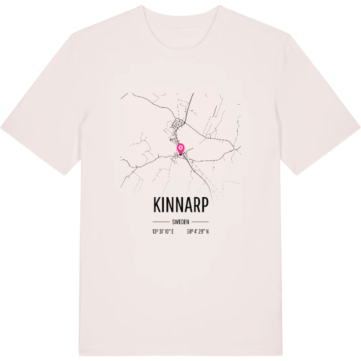 Kinnarp karta t-shirt – t-shirt från PinShirt
