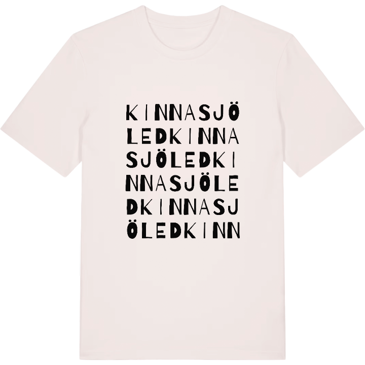 Kinnasjöled ordlek t-shirt – t-shirt från PinShirt