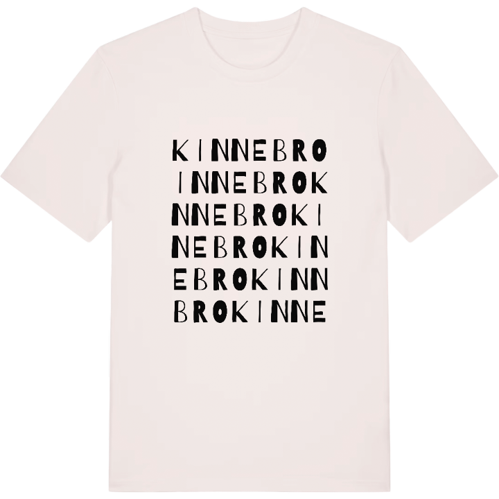 Kinnebro ordlek t-shirt – t-shirt från PinShirt