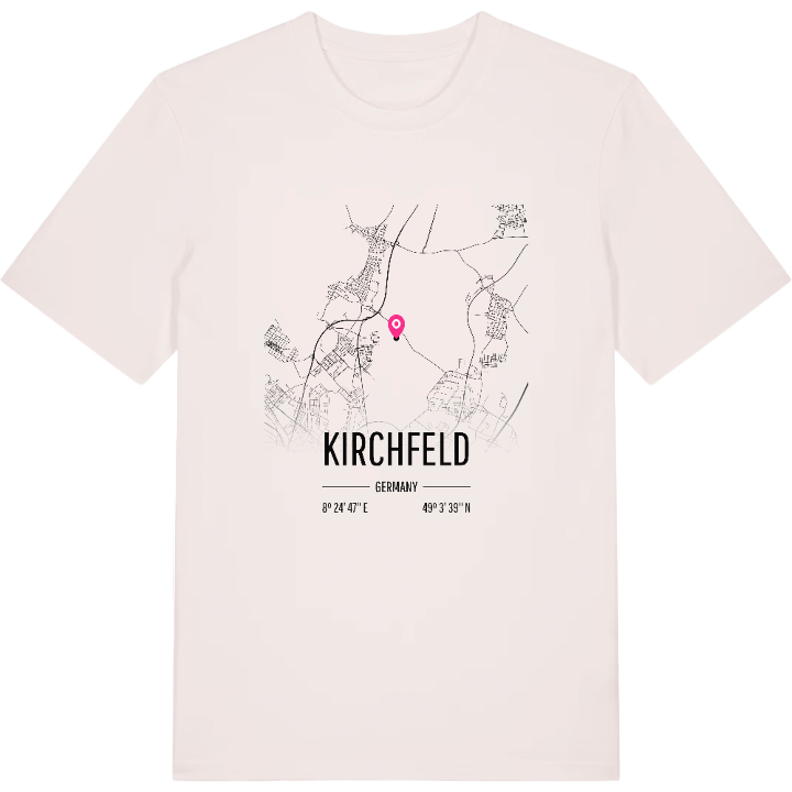 Kirchfeld karta t-shirt – t-shirt från PinShirt