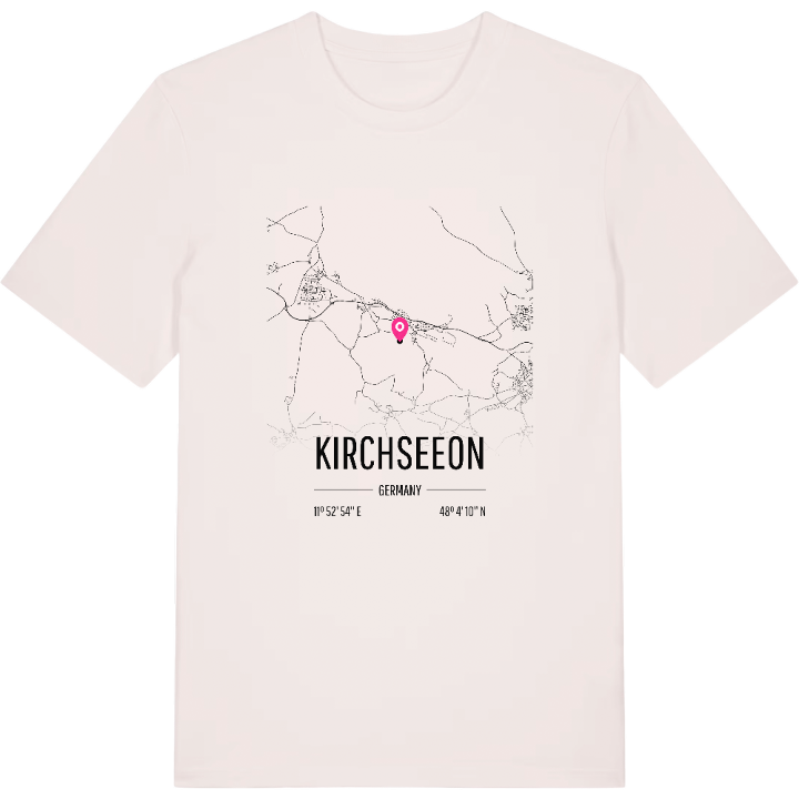 Kirchseeon karta t-shirt – t-shirt från PinShirt