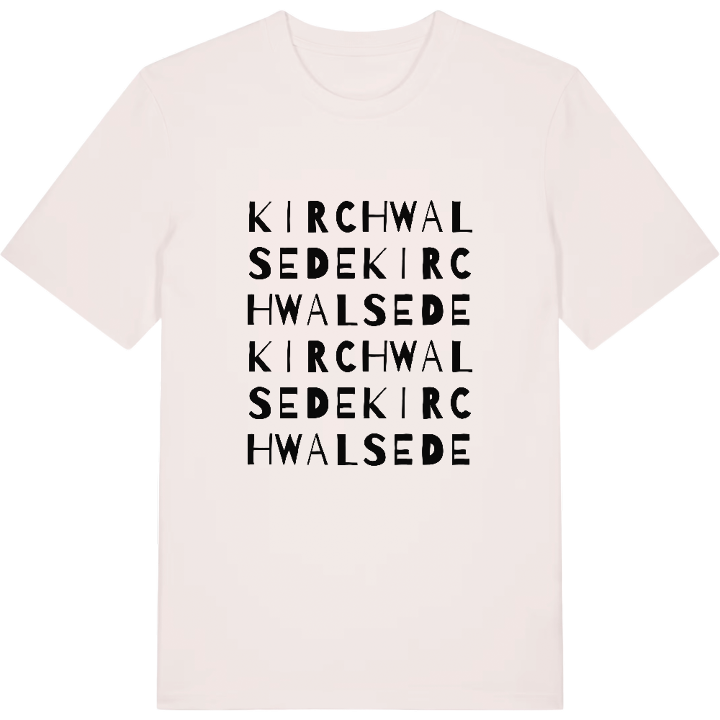 Kirchwalsede ordlek t-shirt – t-shirt från PinShirt