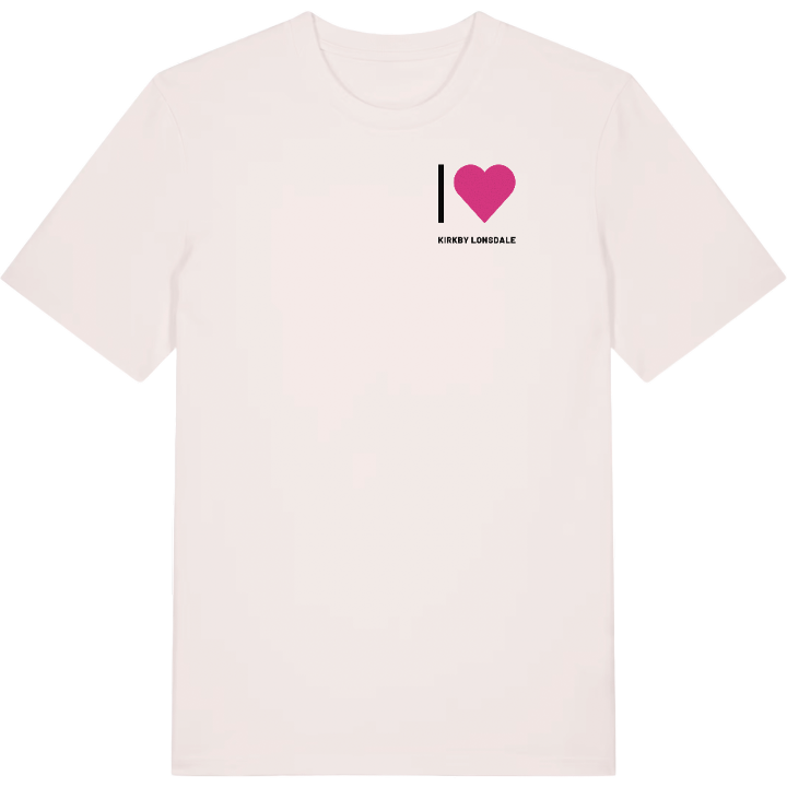 Jag älskar Kirkby Lonsdale t-shirt litet tryck – t-shirt från PinShirt