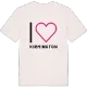 Jag älskar Kirmington t-shirt stort tryck