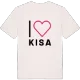 Jag älskar Kisa t-shirt stort tryck