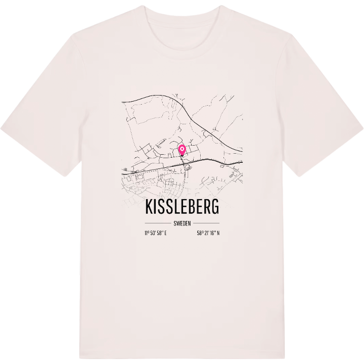 Kissleberg karta t-shirt – t-shirt från PinShirt
