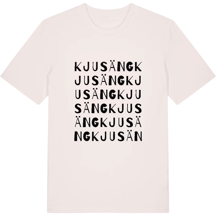 Kjusäng ordlek t-shirt – t-shirt från PinShirt