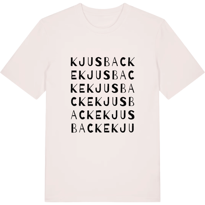 Kjusbacke ordlek t-shirt – t-shirt från PinShirt
