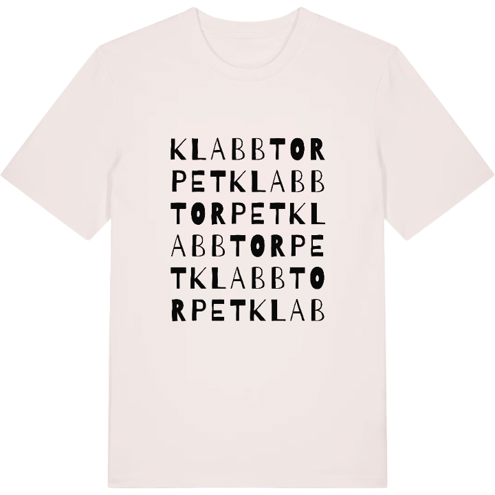 Klabbtorpet ordlek t-shirt – t-shirt från PinShirt