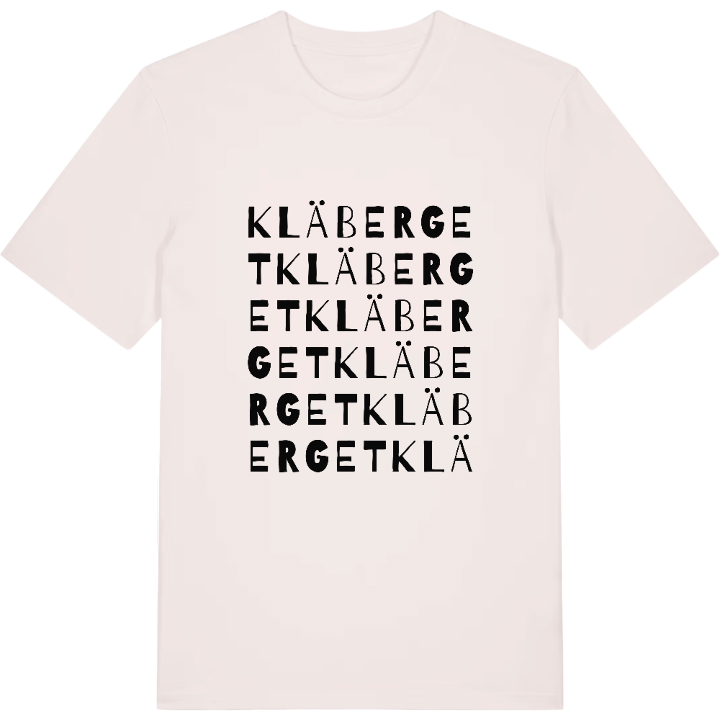 Kläberget ordlek t-shirt – t-shirt från PinShirt