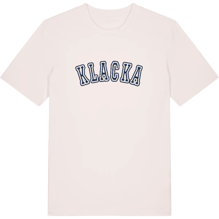 Klacka college t-shirt – t-shirt från PinShirt