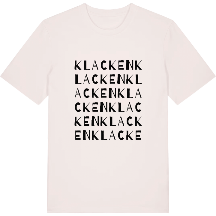 Klacken ordlek t-shirt – t-shirt från PinShirt
