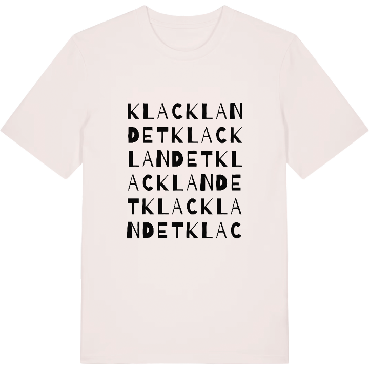 Klacklandet ordlek t-shirt – t-shirt från PinShirt