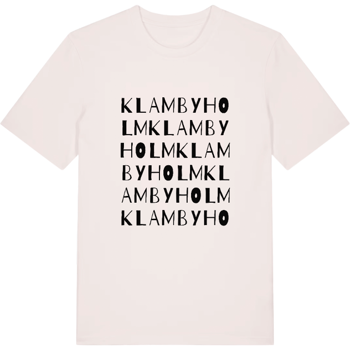 Klambyholm ordlek t-shirt – t-shirt från PinShirt