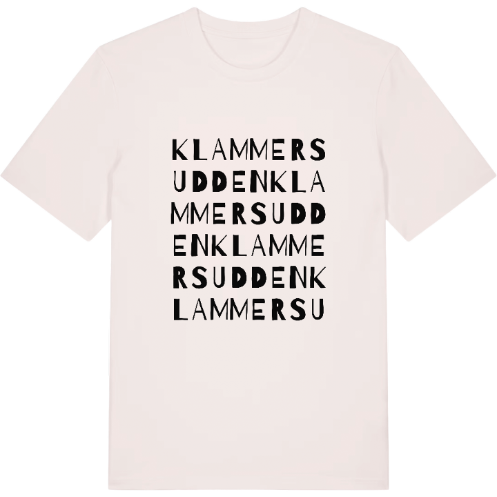 Klammersudden ordlek t-shirt – t-shirt från PinShirt
