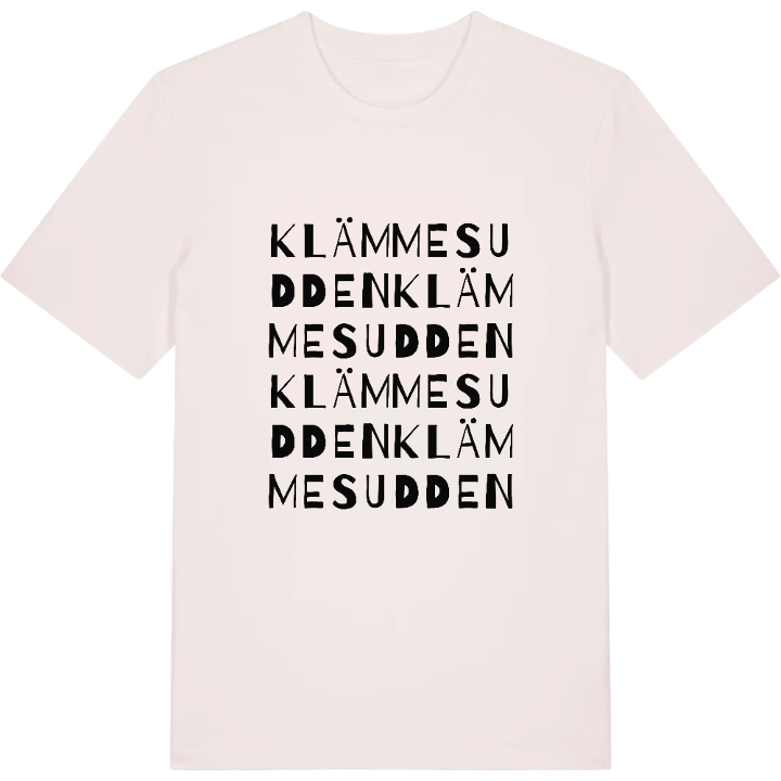 Klämmesudden ordlek t-shirt – t-shirt från PinShirt