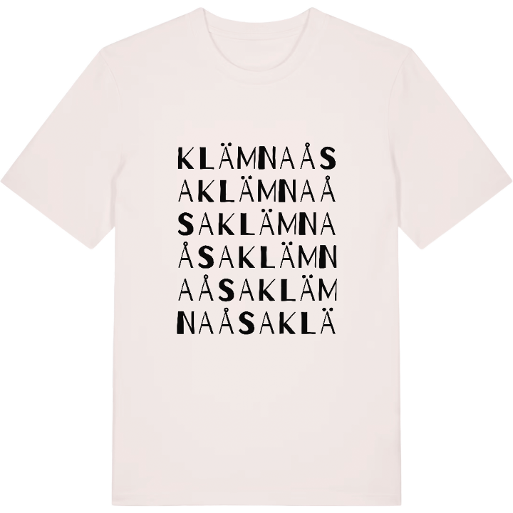 Klämnaåsa ordlek t-shirt – t-shirt från PinShirt