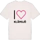 Jag älskar Klämsjö t-shirt stort tryck