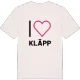 Jag älskar Kläpp t-shirt stort tryck