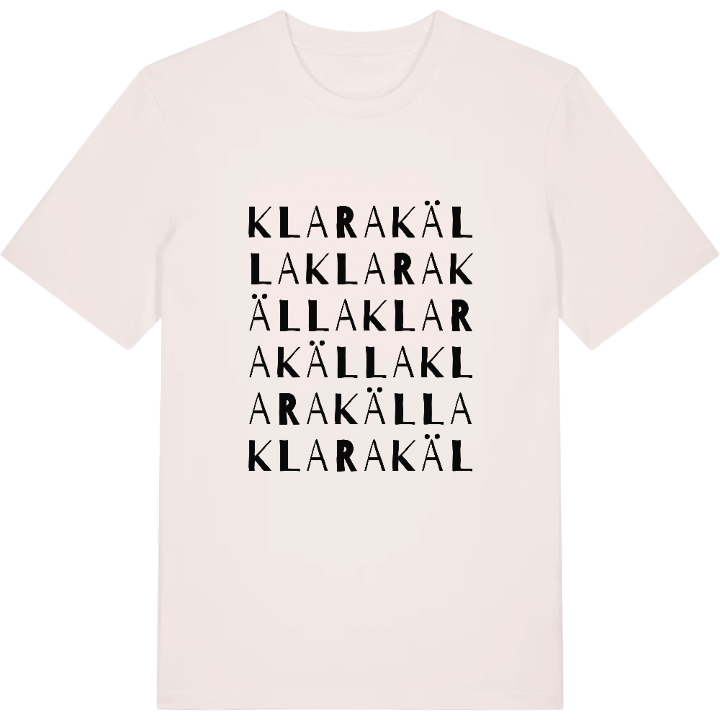 Klara källa ordlek t-shirt – t-shirt från PinShirt