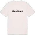 Klara strand fetstil t-shirt