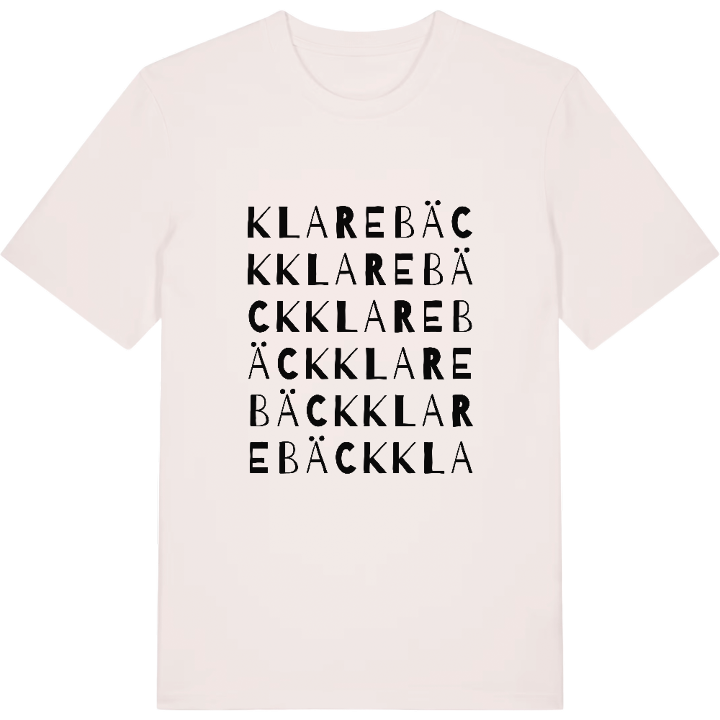 Klarebäck ordlek t-shirt – t-shirt från PinShirt