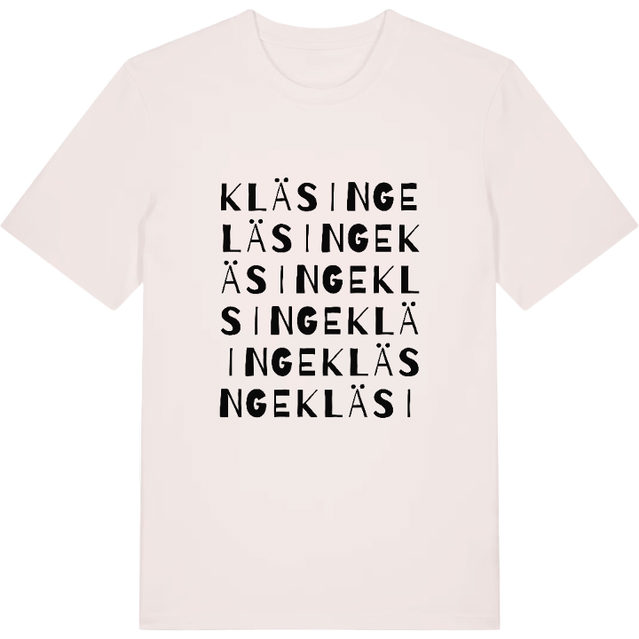 Kläsinge ordlek t-shirt – t-shirt från PinShirt