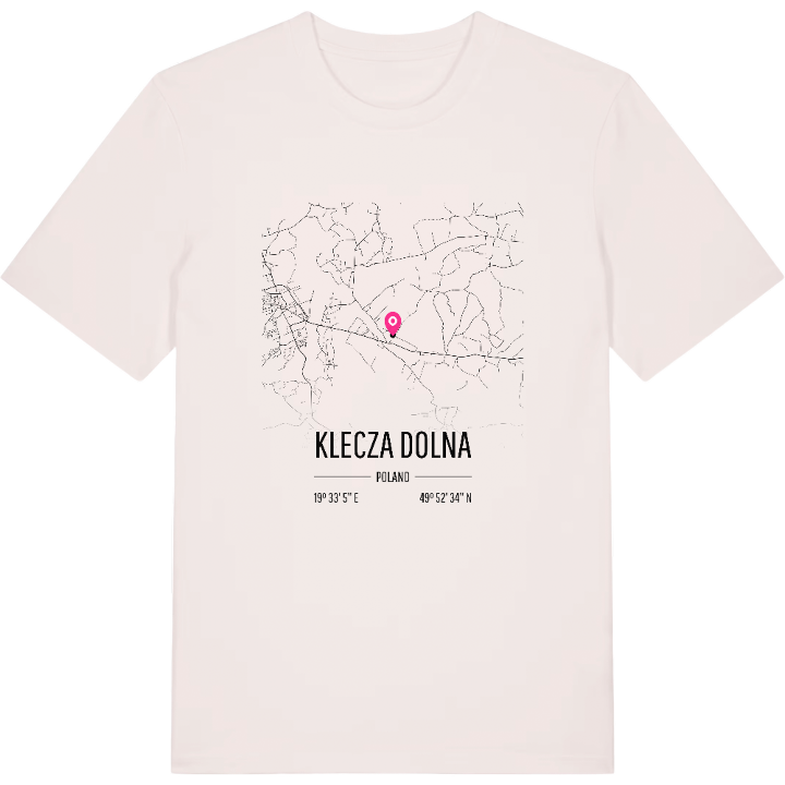 Klecza Dolna karta t-shirt – t-shirt från PinShirt