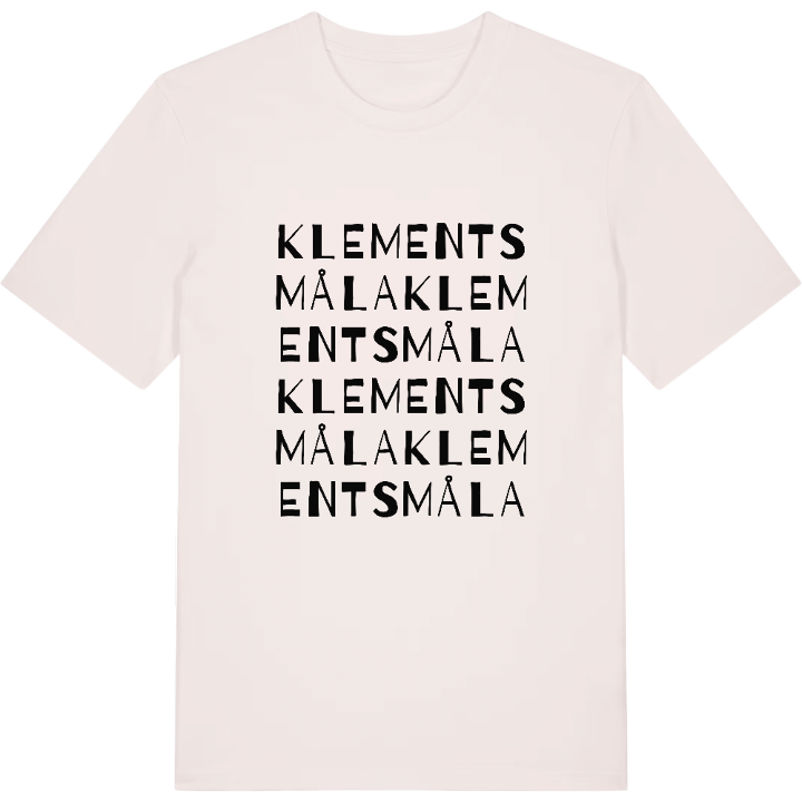 Klementsmåla ordlek t-shirt – t-shirt från PinShirt