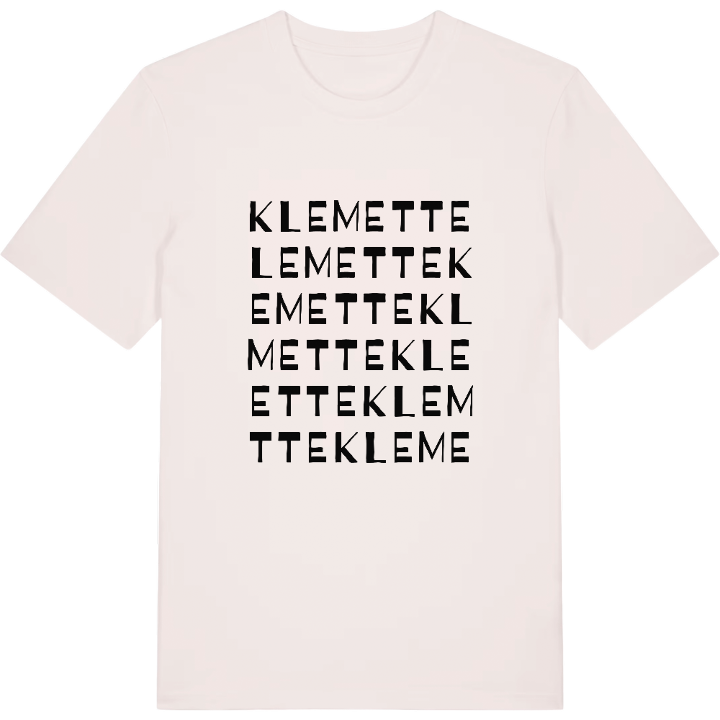 Klemette ordlek t-shirt – t-shirt från PinShirt