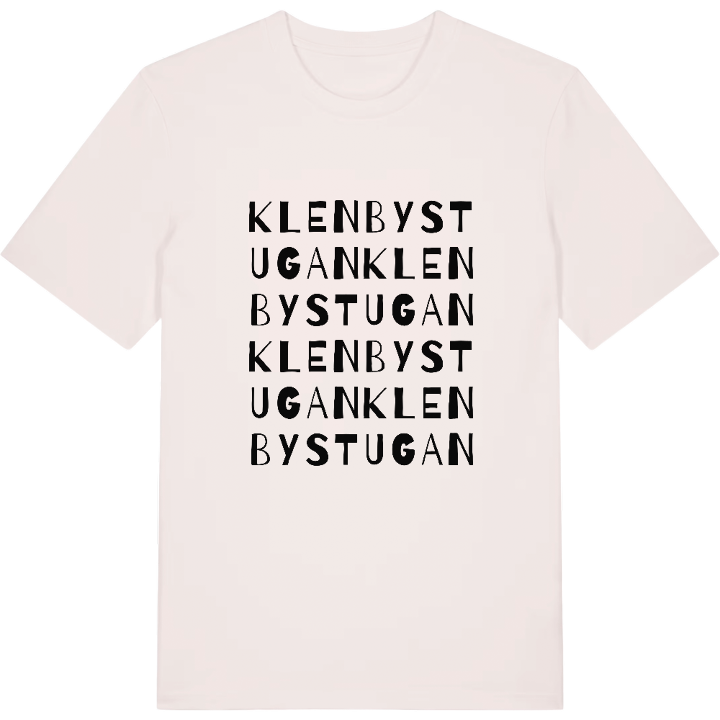 Klenbystugan ordlek t-shirt – t-shirt från PinShirt
