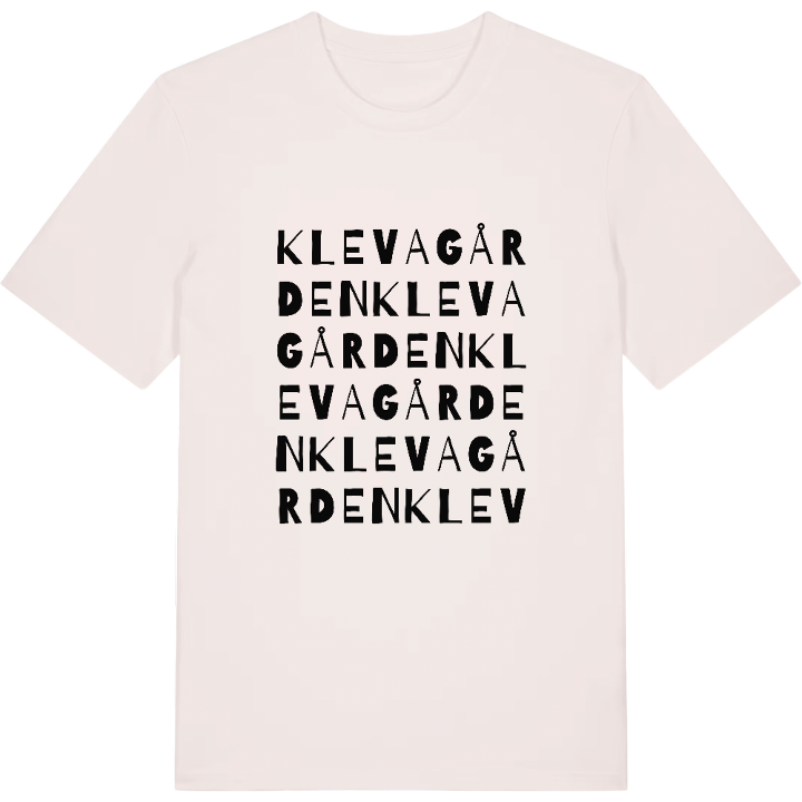 Klevagården ordlek t-shirt – t-shirt från PinShirt