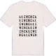 Klevene ordlek t-shirt