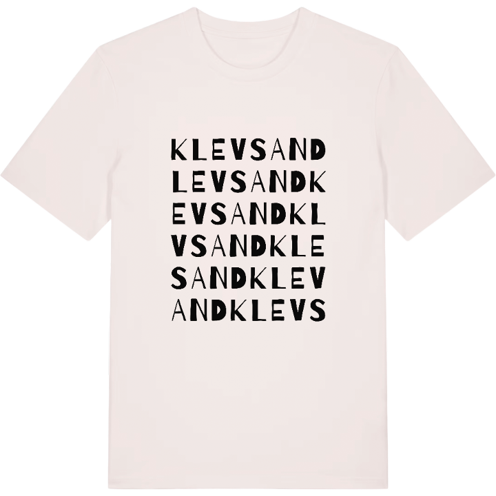 Klevsand ordlek t-shirt – t-shirt från PinShirt