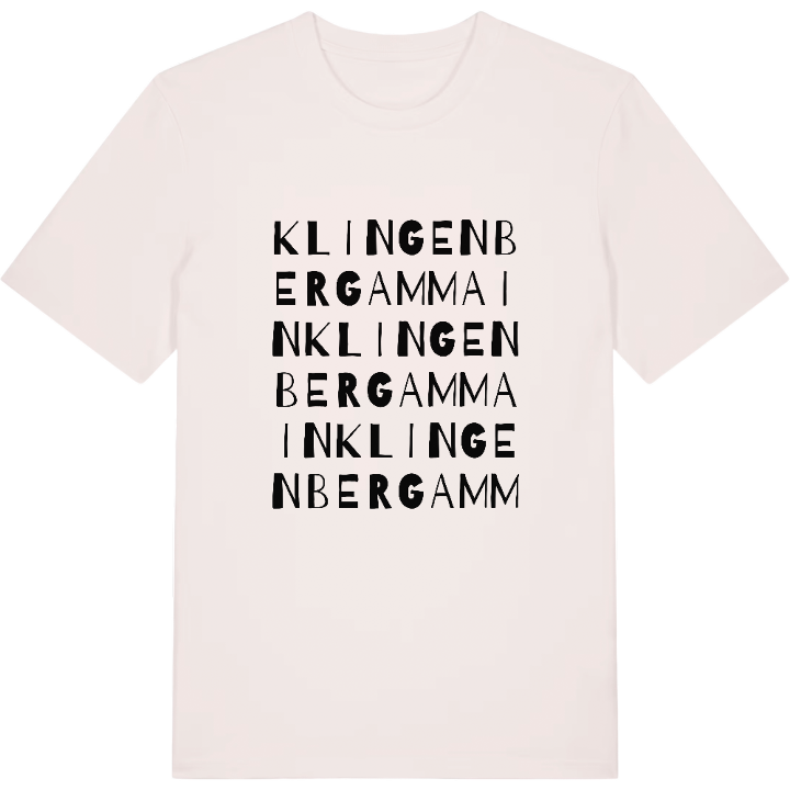 Klingenberg am Main ordlek t-shirt – t-shirt från PinShirt