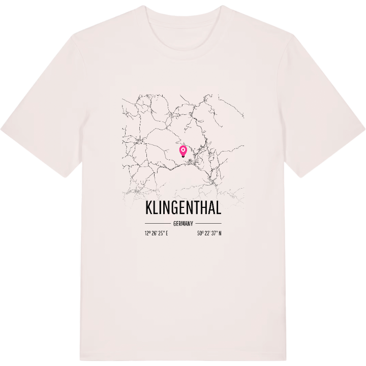 Klingenthal karta t-shirt – t-shirt från PinShirt