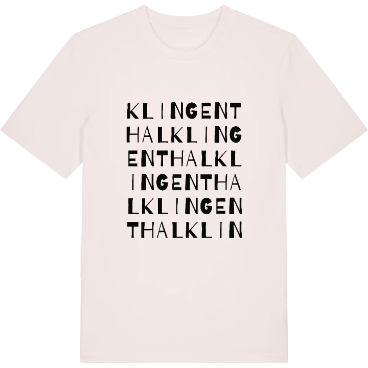 Klingenthal ordlek t-shirt – t-shirt från PinShirt