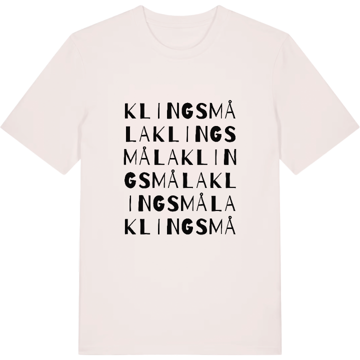 Klingsmåla ordlek t-shirt – t-shirt från PinShirt
