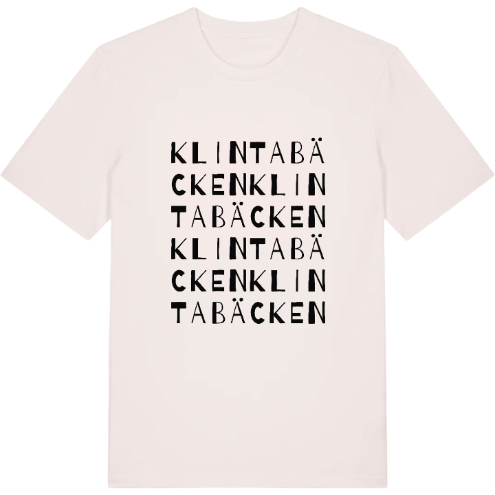 Klintabäcken ordlek t-shirt – t-shirt från PinShirt