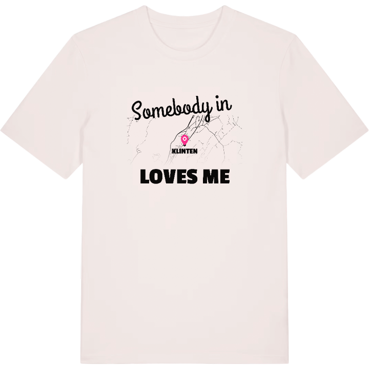 Någon i Klinten älskar mig t-shirt – t-shirt från PinShirt