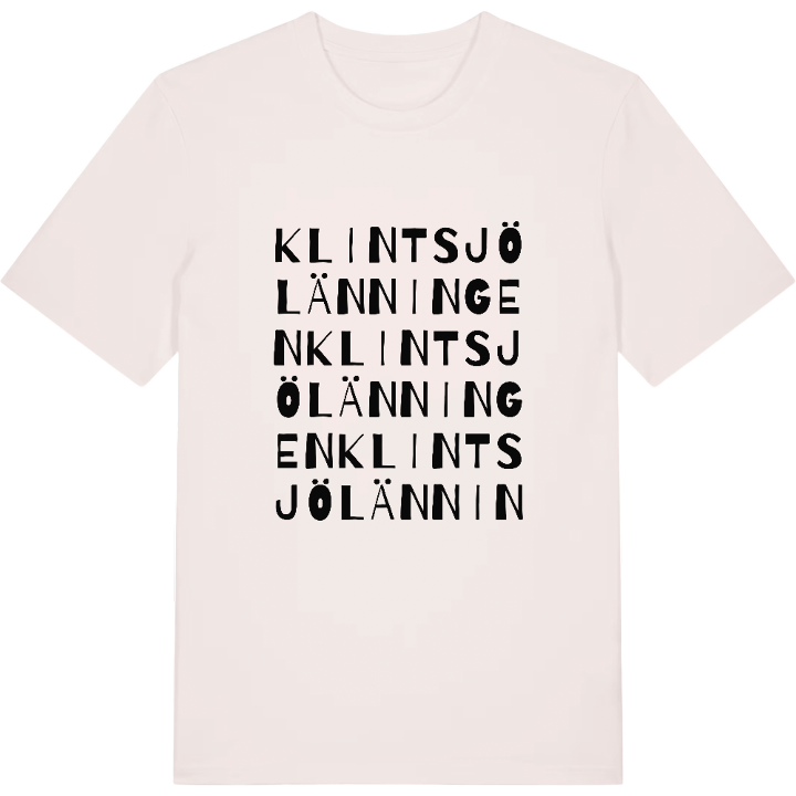 Klintsjölänningen ordlek t-shirt – t-shirt från PinShirt