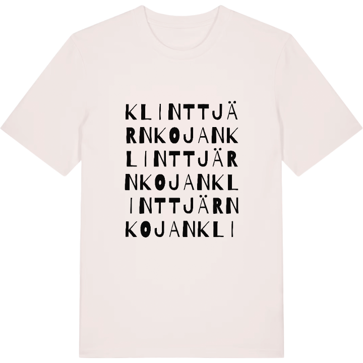 Klinttjärnkojan ordlek t-shirt – t-shirt från PinShirt