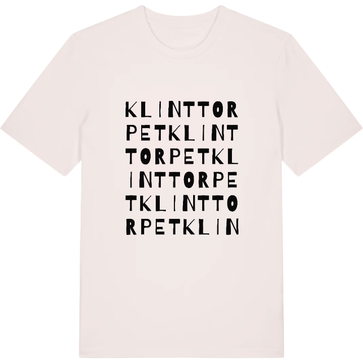 Klinttorpet ordlek t-shirt – t-shirt från PinShirt