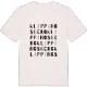 Klippingsberg ordlek t-shirt
