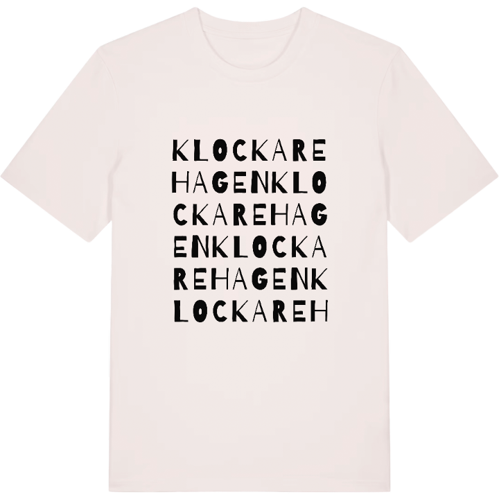 Klockarehagen ordlek t-shirt – t-shirt från PinShirt