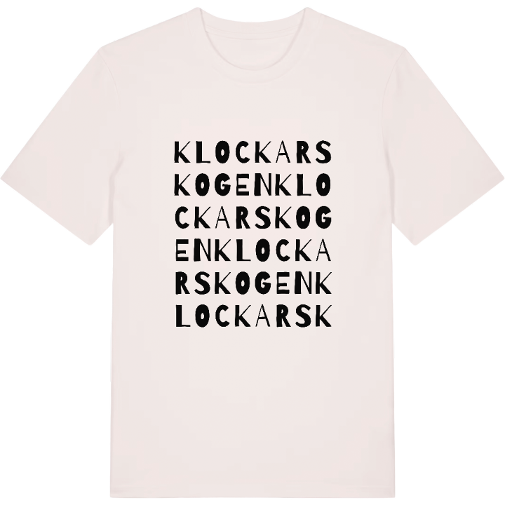 Klockarskogen ordlek t-shirt – t-shirt från PinShirt