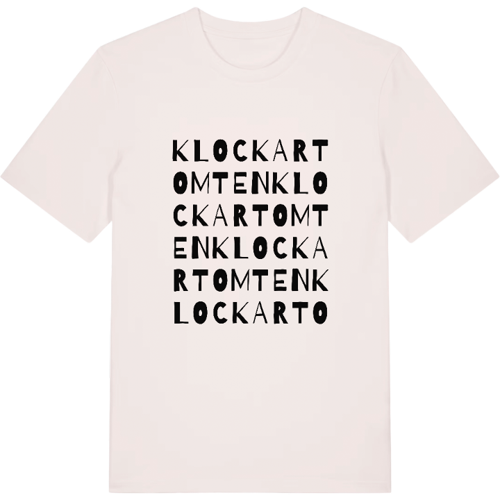Klockartomten ordlek t-shirt – t-shirt från PinShirt