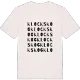 Klockskog ordlek t-shirt