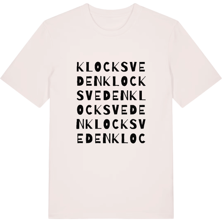 Klocksveden ordlek t-shirt – t-shirt från PinShirt