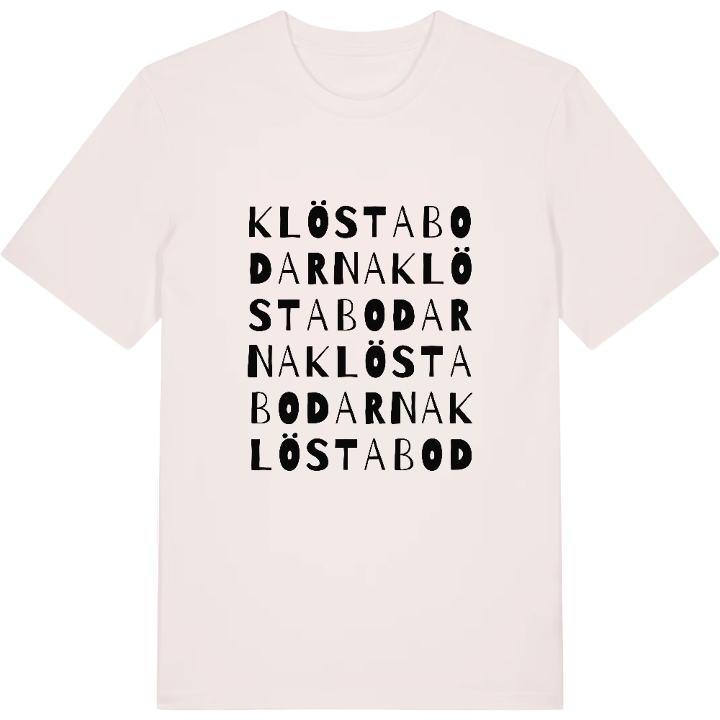 Klöstabodarna ordlek t-shirt – t-shirt från PinShirt